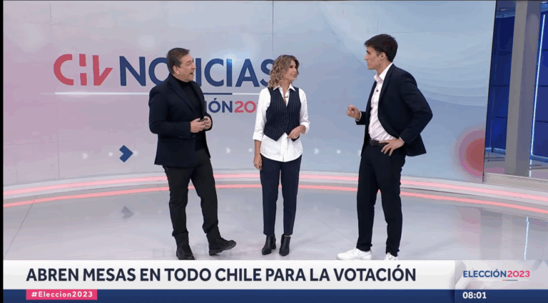 Chilevisión se impone durante cobertura matinal de elección