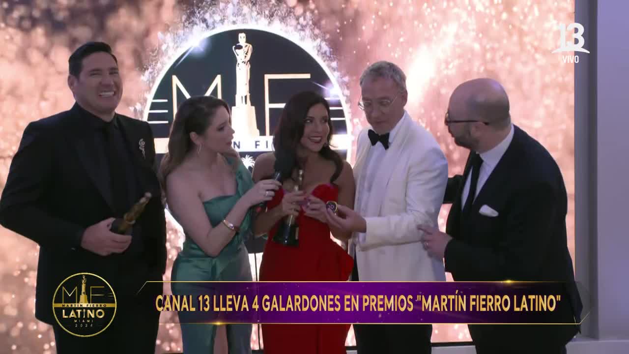 Llevándose cuatro premios: Canal 13 triunfa en los Premios Martín Fierro Latino 2024