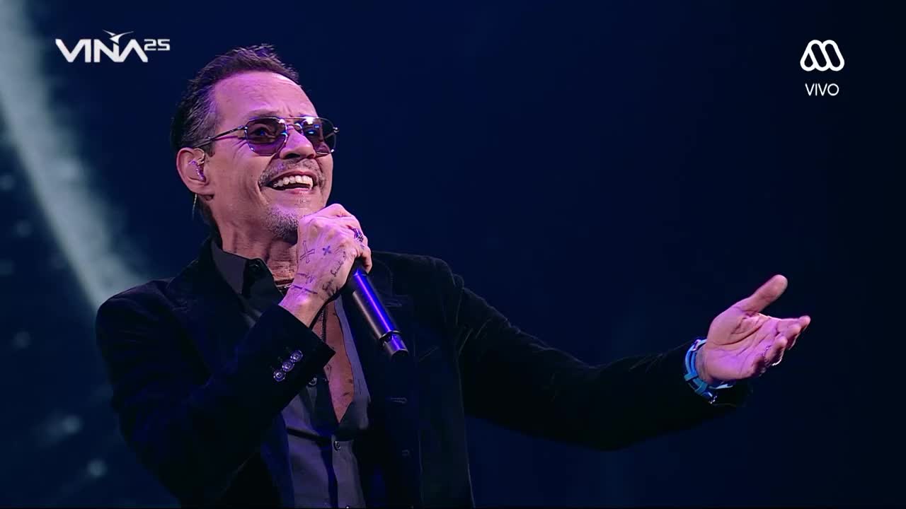 Con el sabor de Marc Anthony y el romanticismo de Bacilos: Viña 2025 registró histórico rating en su primera noche