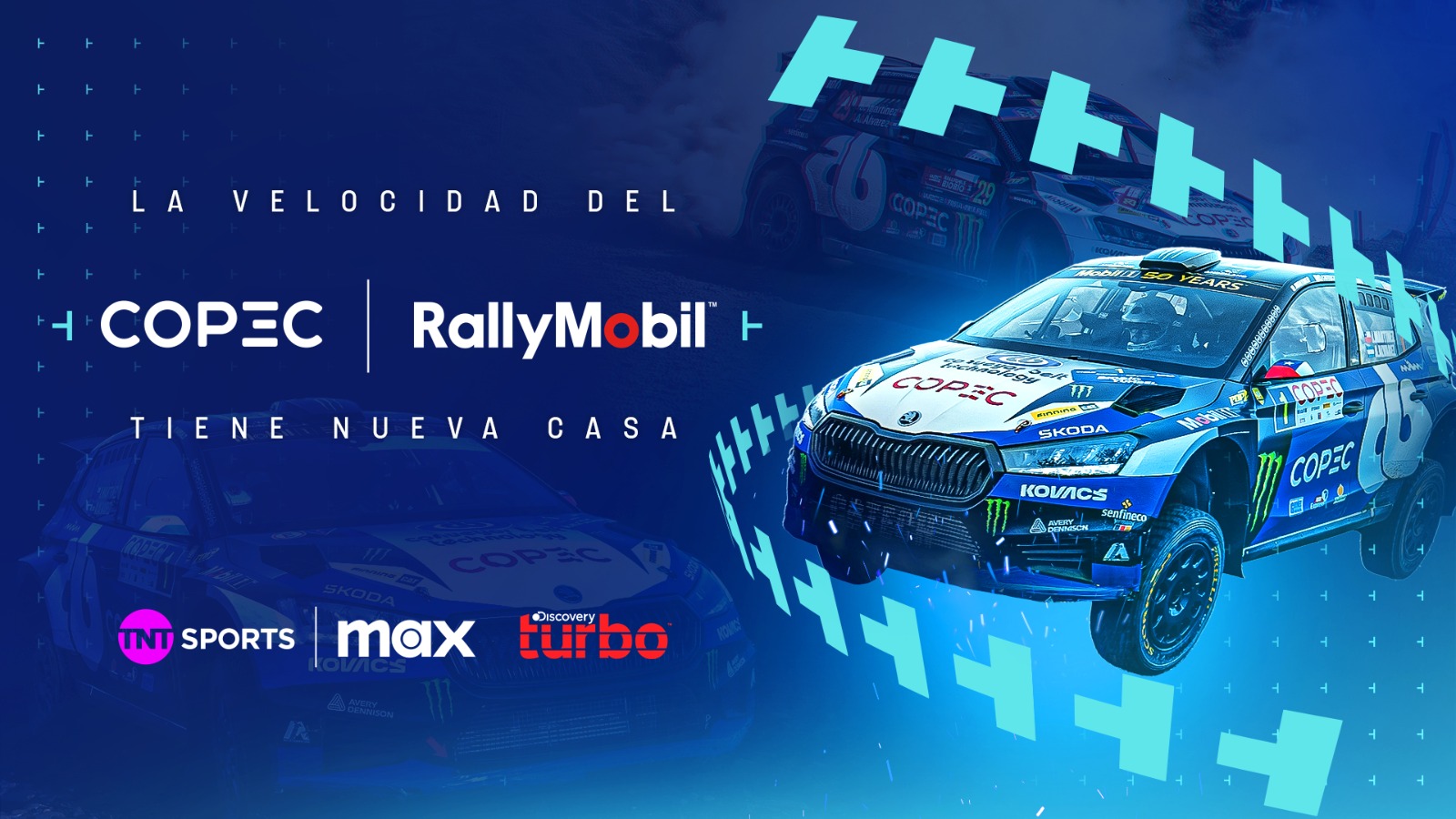 ¡Se encienden los motores!: Copec RallyMobil llega a los canales de Warner Bros. Discovery