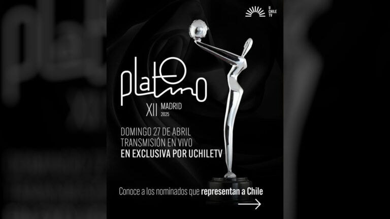 UChileTV transmitirá Los Premios Platino 2025 en exclusiva para la televisión abierta