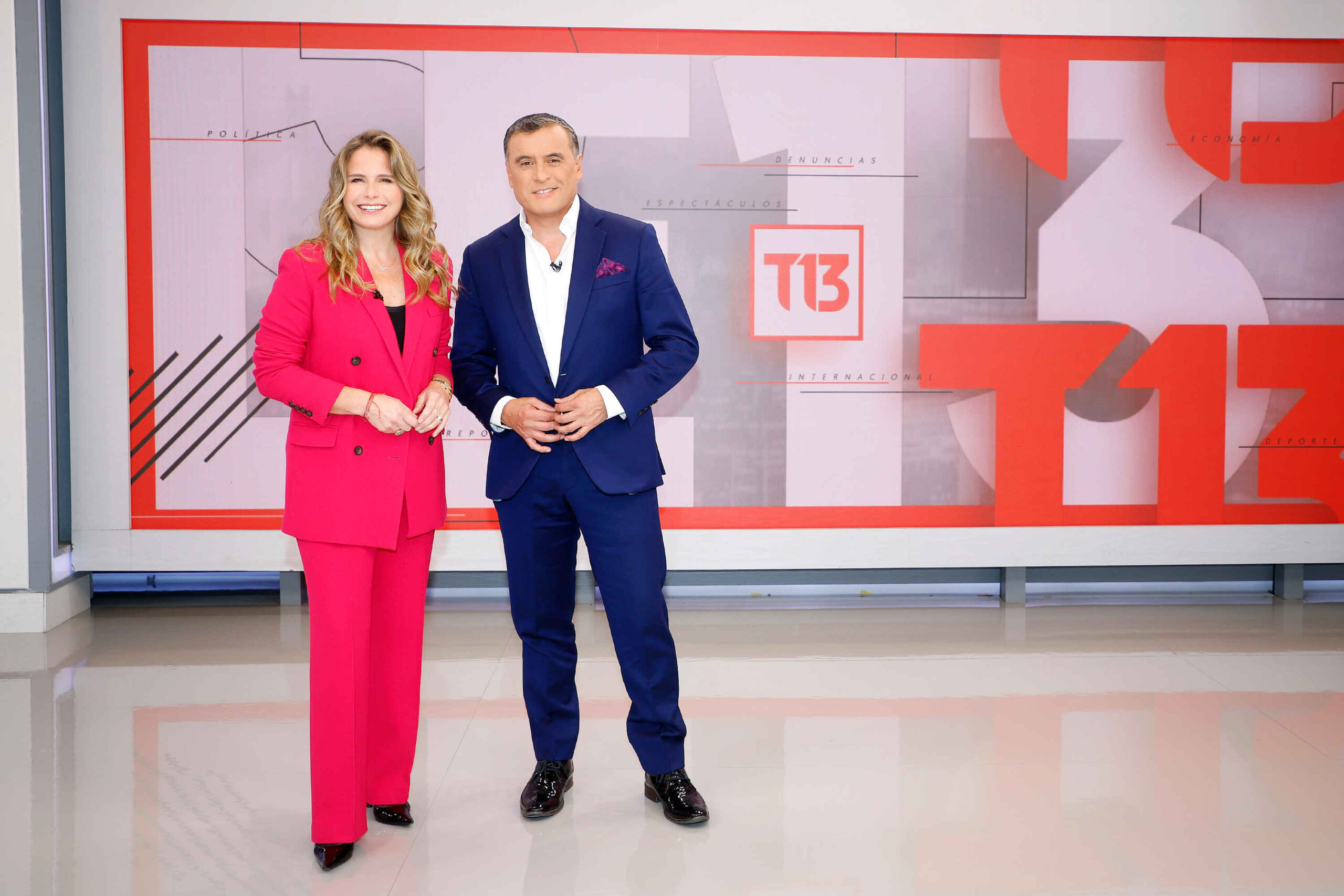 “Teletrece central” marca pauta en rating: Es el segundo noticiario más visto durante el mes de junio
