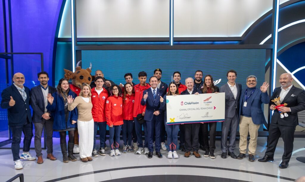 Acompañará al equipo chileno hasta los JJ.OO. Los Ángeles 2028: Chilevisión se transforma en el media partner oficial del Team Chile