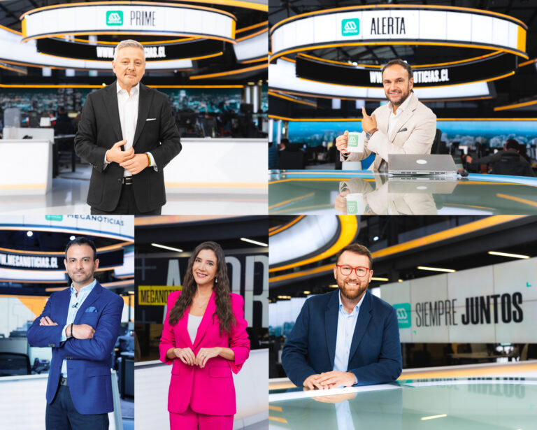 Meganoticias lideró en todos sus noticiarios en agosto