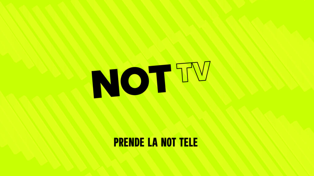 Zapping lanza NOT TV, un nuevo canal que rompe las reglas de la televisión tradicional