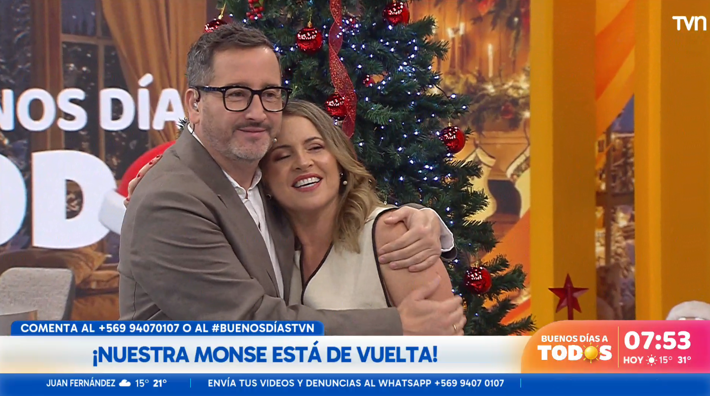 “Sentí por fin que me bajé del bote”: Monserrat Álvarez vuelve al “Buenos días a todos” tras su problema de salud