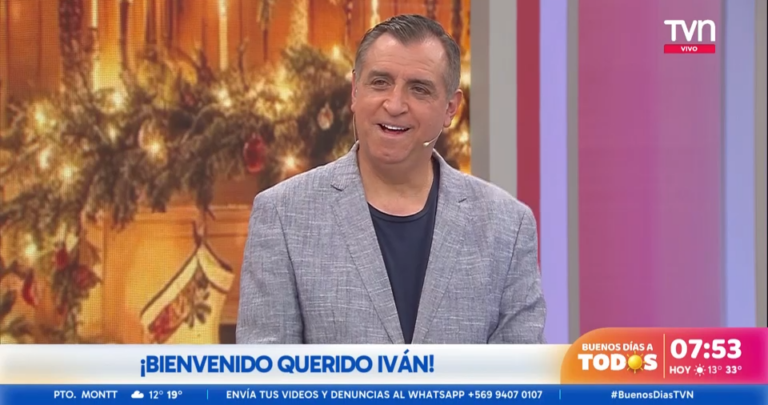 “Me querían intubar”: Iván Torres vuelve a TVN y revela que estuvo complicado de salud