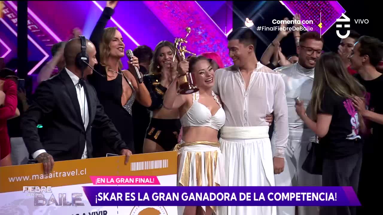 Gran final de “Fiebre de Baile” corona a Skar Labra como vencedora, arrasa en rating y anuncia nueva temporada
